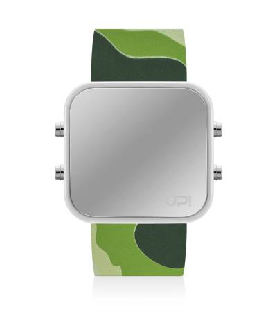 UPWATCH LED WHITE&GREEN CAMOUFLAGE