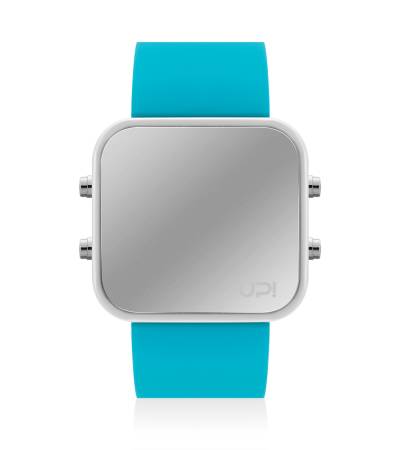 UPWATCH LED WHITE&TURQUOISE