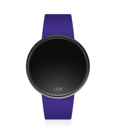 UPWATCH ROUND BLACK&BLUE