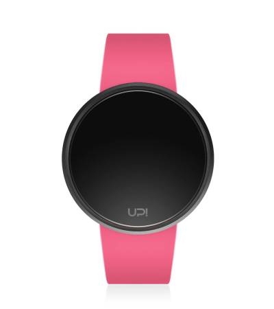UPWATCH ROUND BLACK&PINK