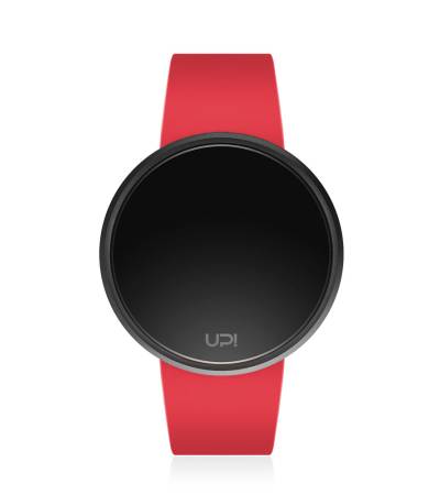 UPWATCH ROUND BLACK&RED
