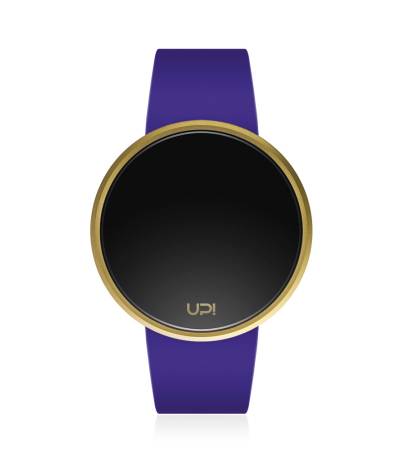 UPWATCH ROUND GOLD&BLUE