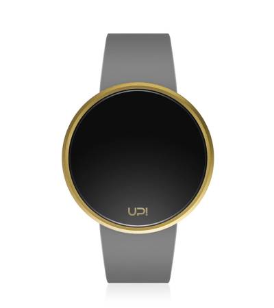 UPWATCH ROUND GOLD&GREY