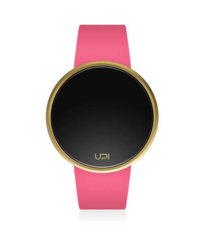 UPWATCH ROUND GOLD&PINK