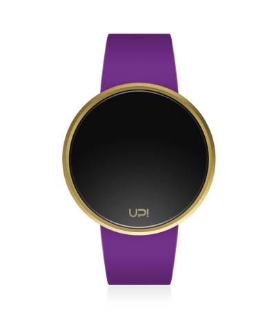 UPWATCH ROUND GOLD&PURPLE