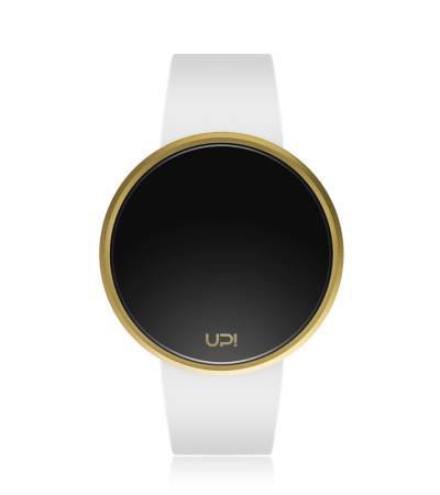 UPWATCH ROUND GOLD&WHITE