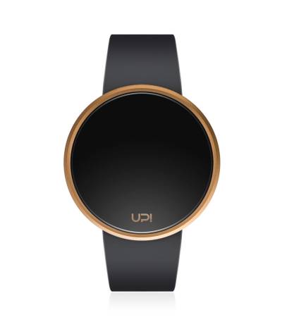 UPWATCH ROUND ROSE&BLACK