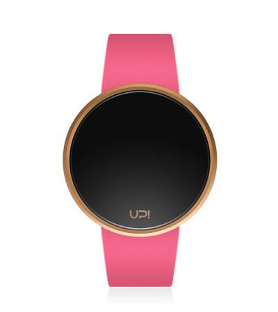 UPWATCH ROUND ROSE&PINK