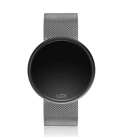 UPWATCH ROUND STEEL BLACK&SILVER TWO TONE