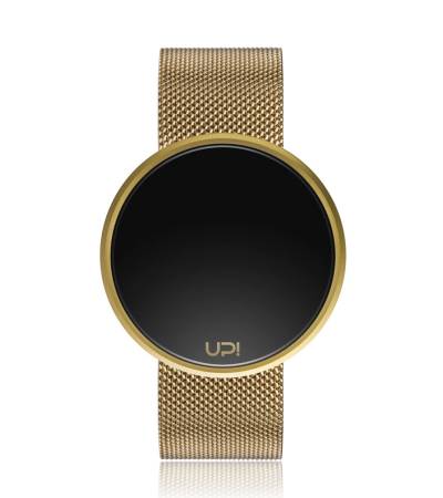 UPWATCH ROUND STEEL GOLD