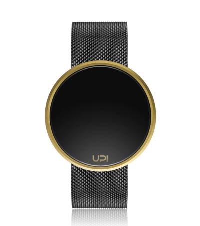 UPWATCH ROUND STEEL GOLD&BLACK TWO TONE