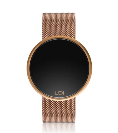 UPWATCH ROUND STEEL ROSE