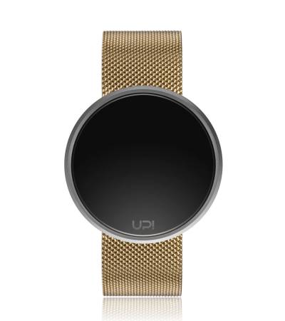 UPWATCH ROUND STEEL SILVER&GOLD TWO TONE