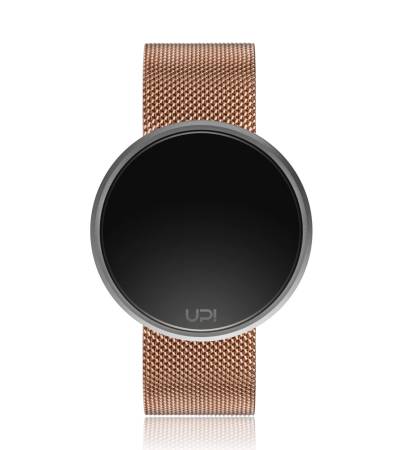 UPWATCH ROUND STEEL SILVER&ROSE TWO TONE