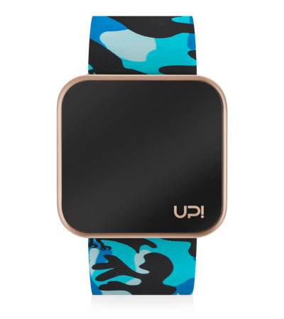 UPWATCH TOUCH MATTE ROSE&BLUE CAMOUFLAGE