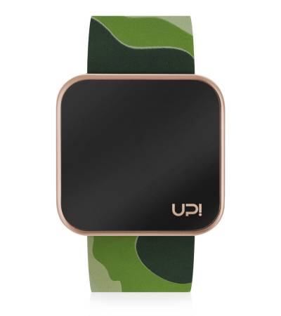 UPWATCH TOUCH MATTE ROSE&GREEN CAMOUFLAGE