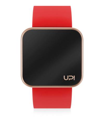 UPWATCH TOUCH MATTE ROSE&RED