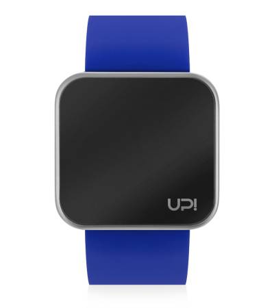UPWATCH TOUCH MATTE SILVER&BLUE