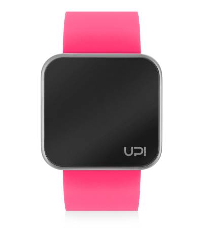 UPWATCH TOUCH MATTE SILVER&NPINK