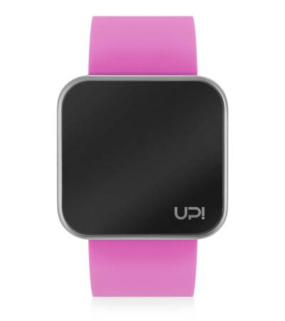 UPWATCH TOUCH MATTE SILVER&PINK