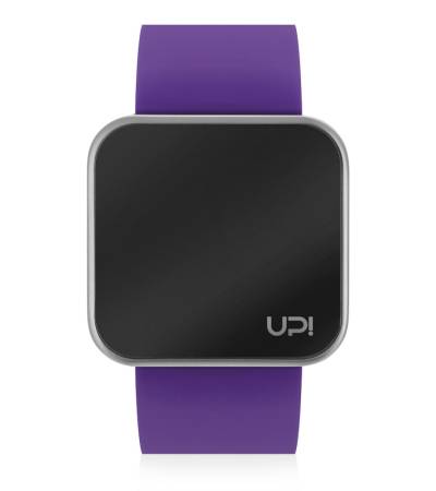 UPWATCH TOUCH MATTE SILVER&PURPLE