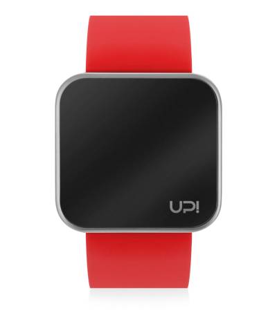 UPWATCH TOUCH MATTE SILVER&RED