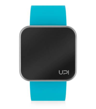 UPWATCH TOUCH MATTE SILVER&TURQUOISE