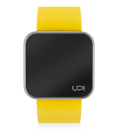 UPWATCH TOUCH MATTE SILVER&YELLOW