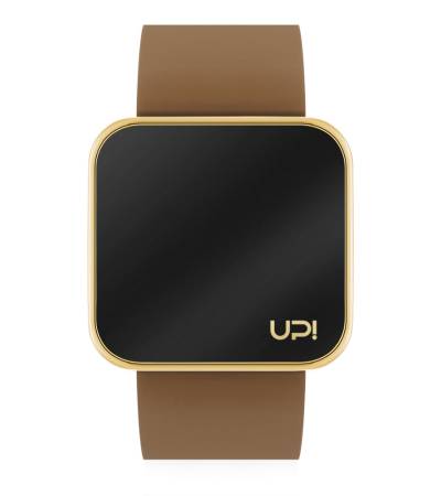 UPWATCH TOUCH SHINY GOLD&BROWN +