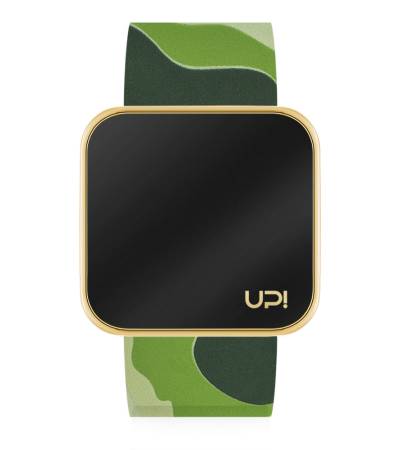 UPWATCH TOUCH SHINY GOLD&GREEN CAMOUFLAGE +