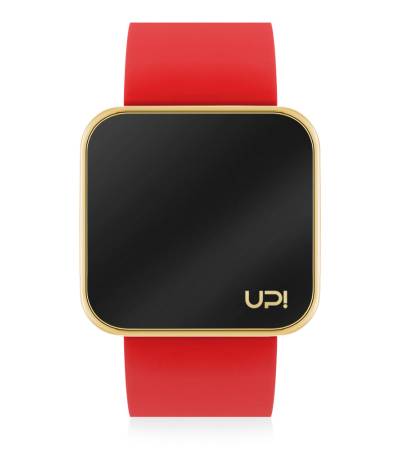 UPWATCH TOUCH SHINY GOLD&RED +