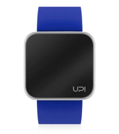 UPWATCH TOUCH SHINY SILVER&BLUE