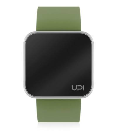 UPWATCH TOUCH SHINY SILVER&GREEN