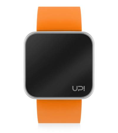 UPWATCH TOUCH SHINY SILVER&ORANGE