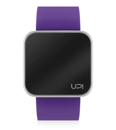 UPWATCH TOUCH SHINY SILVER&PURPLE