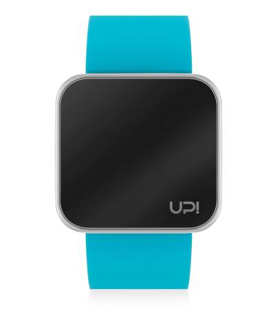 UPWATCH TOUCH SHINY SILVER&TURQUOISE