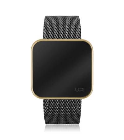UPWATCH TOUCH SLIM STEEL GOLD&BLACK
