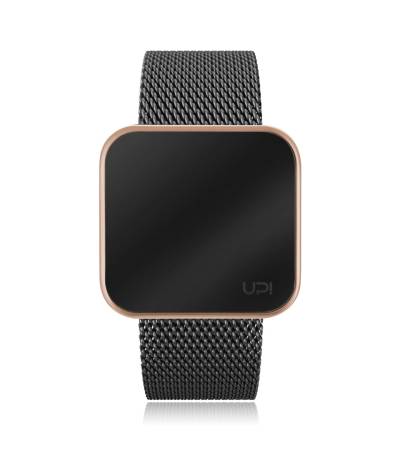 UPWATCH TOUCH SLIM STEEL ROSE&BLACK