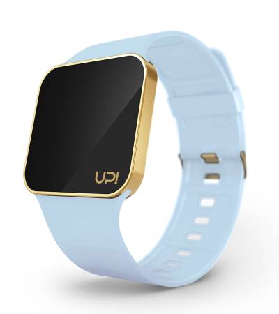 UPWATCH UPGRADE MATTE GOLD&BABY BLUE +