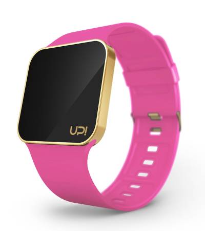 UPWATCH UPGRADE MATTE GOLD&NPINK +
