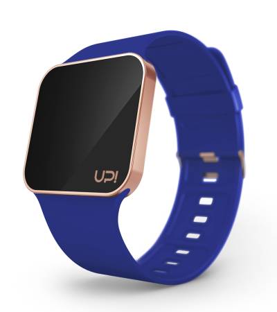 UPWATCH UPGRADE MATTE ROSE GOLD&BLUE +