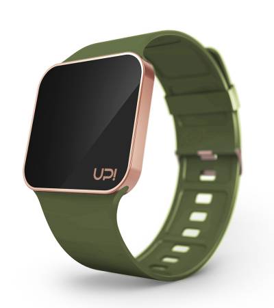 UPWATCH UPGRADE MATTE ROSE GOLD&GREEN +