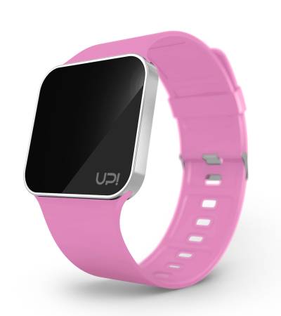 UPWATCH UPGRADE MATTE SILVER&PINK