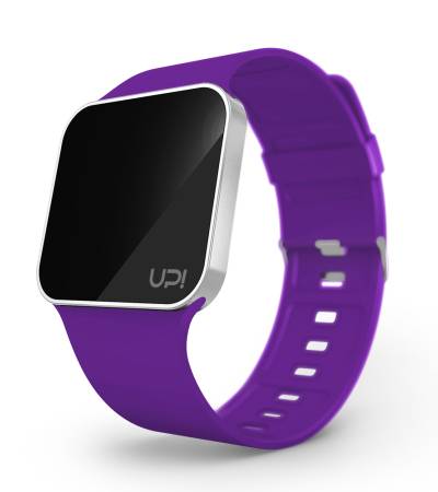 UPWATCH UPGRADE MATTE SILVER&PURPLE