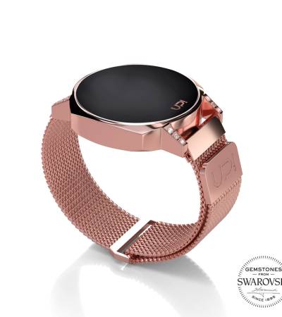 UPWATCH XT MINI ROSE GOLD SWAN ZIRCONIA +
