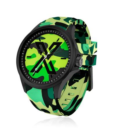 X WATCH CAMOUFLAGE GREEN