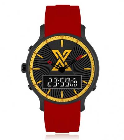 X WATCH DB BLACK RED