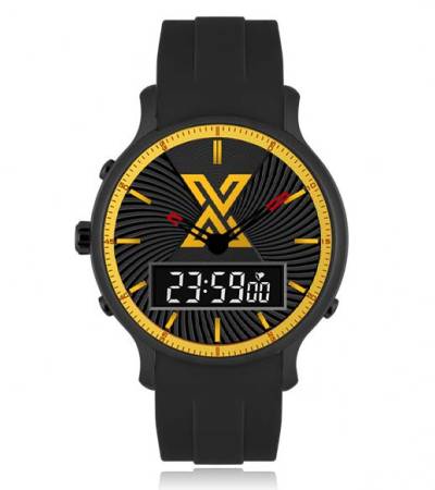 X WATCH DB BLACK YELLOW