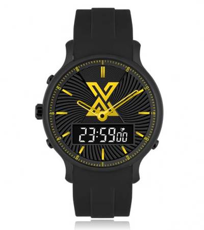 X WATCH DB BLACK YELLOW