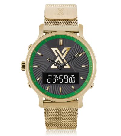 X WATCH DB GOLD&GREEN